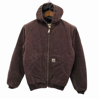 カーハート(carhartt)の90年代 Carhartt カーハート アクティブジャケット ダック生地 ワークジャケット  アメカジ パープル (メンズ XL) 中古 古着 O8481(その他)