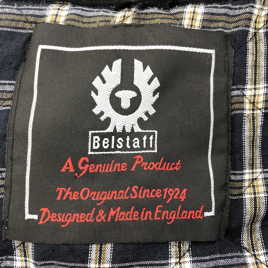 BELSTAFF(ベルスタッフ)のイングランド製 Belstaff ベルスタッフ ナイロン シングルライダース ジャケット 防寒  バイクウェア グレー (メンズ L) 中古 古着 O8482 メンズのジャケット/アウター(その他)の商品写真