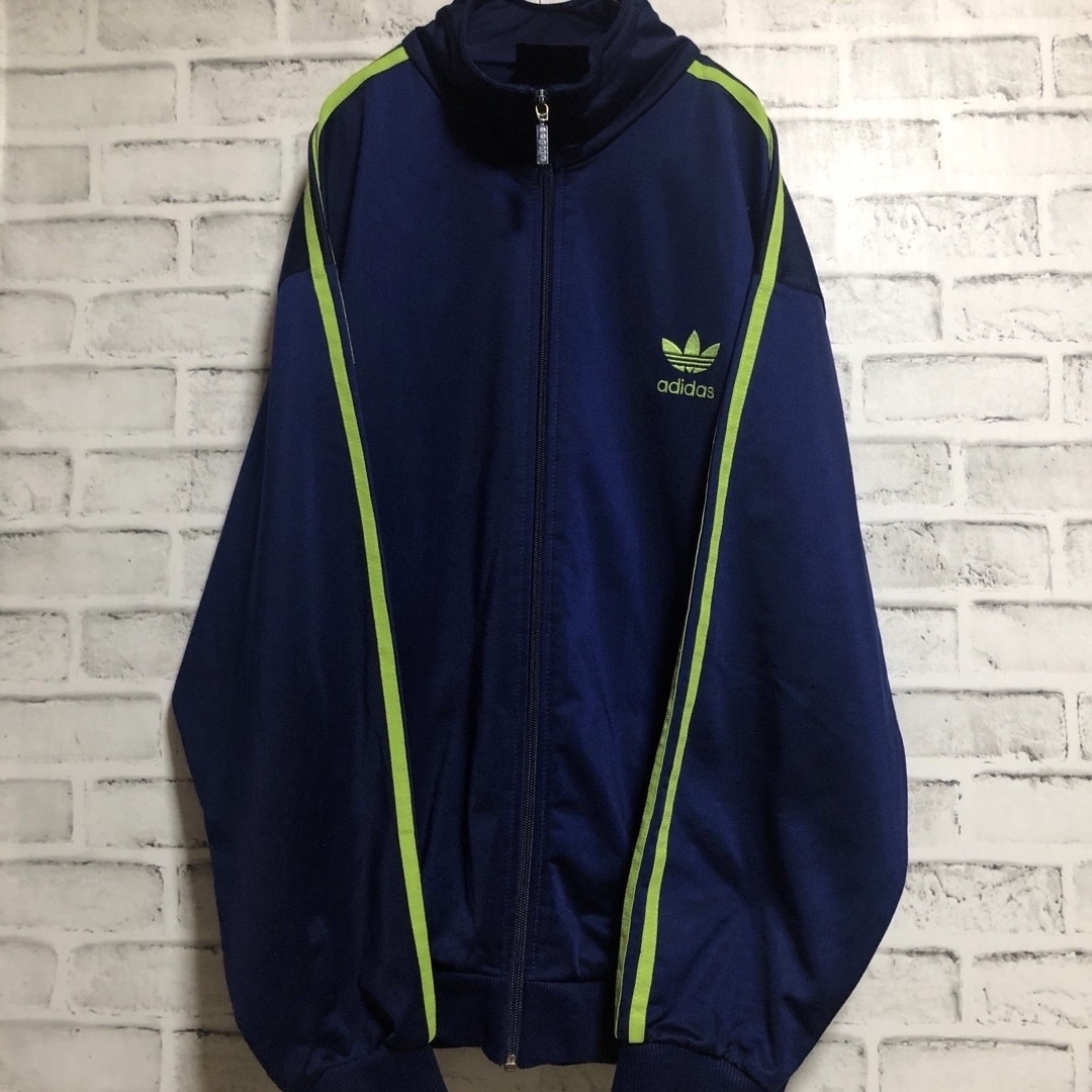 希少 あのちゃん 2XL adidas アディダス トラックジャケット 紺 緑