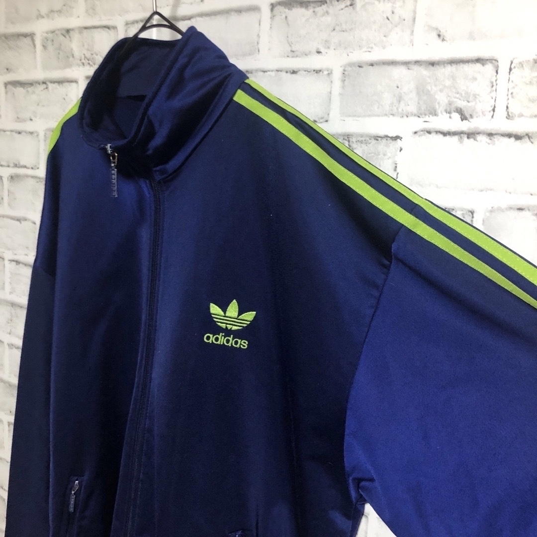 希少 あのちゃん 2XL adidas アディダス トラックジャケット 紺 緑