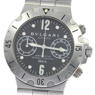 ブルガリ(BVLGARI)のジャンク ブルガリ BVLGARI SCB38S ディアゴノ クロノグラフ 自動巻き メンズ _774037(腕時計(アナログ))