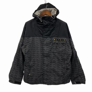 バートン(BURTON)のSALE///// BURTON バートン スキージャケット 防寒  スキーウェア  アウトドア スノーボード 総柄 ブラック (メンズ L) O8496(その他)