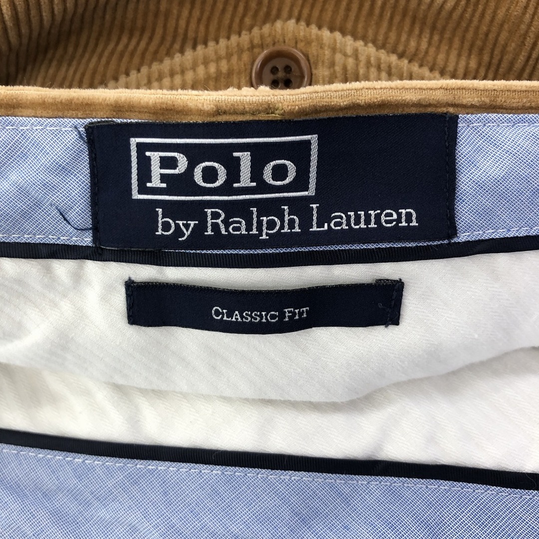 POLO RALPH LAUREN(ポロラルフローレン)のPolo by Ralph Lauren ポロバイラルフローレン コーデュロイ スラックス パンツ アイビー ブラウン (メンズ 34×34) 中古 古着 O8509 メンズのパンツ(その他)の商品写真