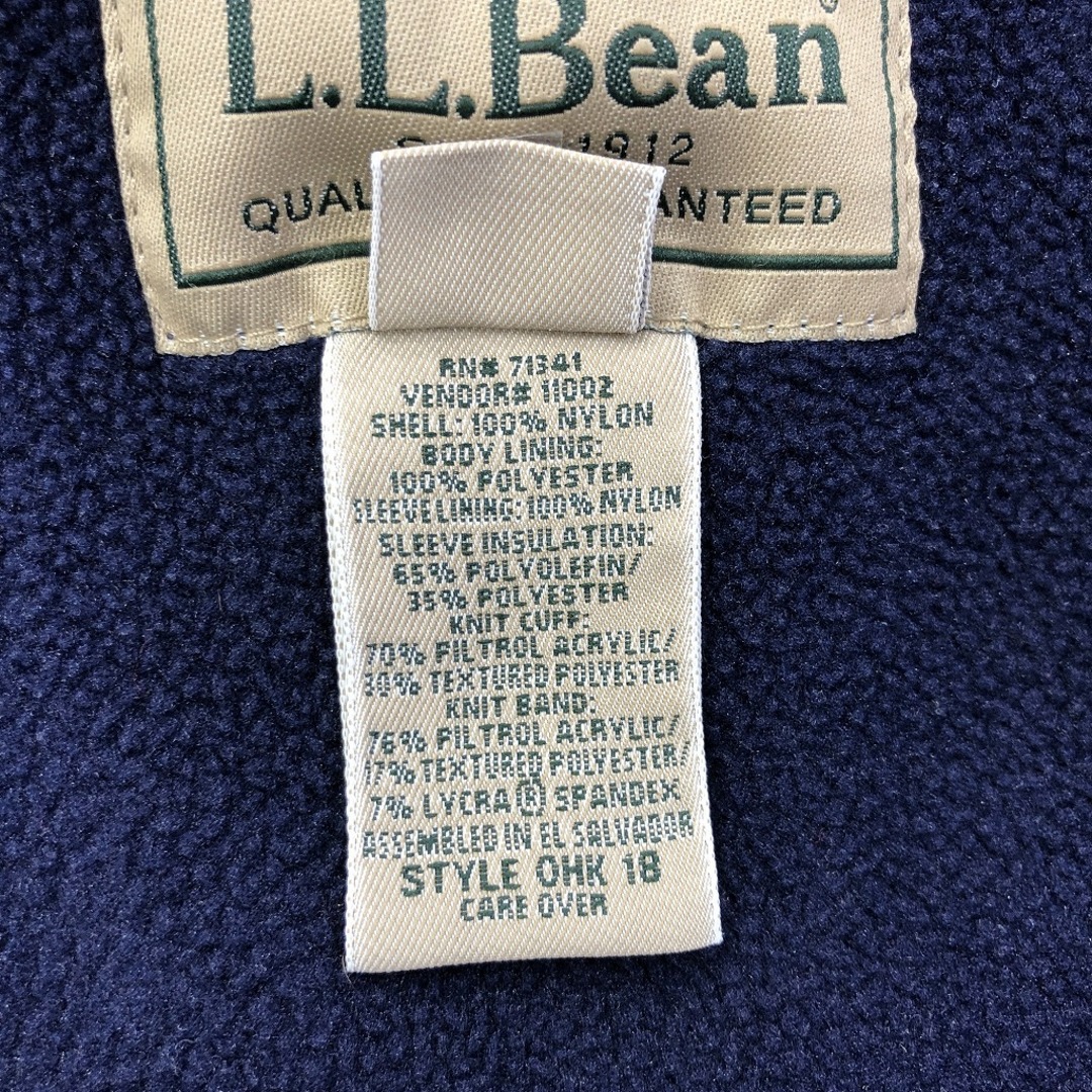 L.L.Bean エルエルビーン ナイロンジャケット アウトドア キャンプ アウター 防寒 ワインレッド (メンズ L)   O8518 5