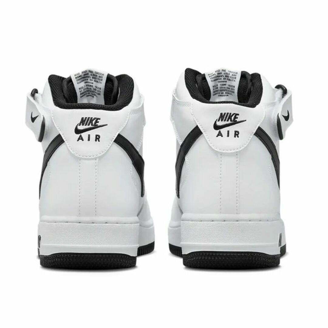 NIKE - NIKE エアフォース1 ミッド ホワイトブラック 25.5cmの通販 by