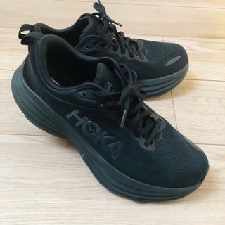 ホカオネオネ(HOKA ONE ONE)の【SALE】ホカオネオネ　ボンダイ8 スニーカー　レギュラー　黒　26.5(スニーカー)