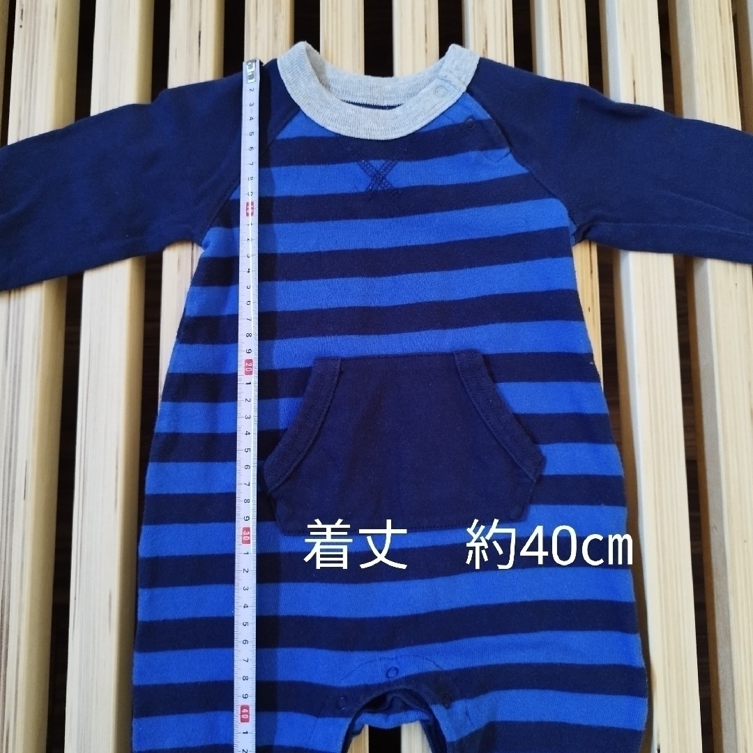 babyGAP(ベビーギャップ)の値下げ⭐ギャップ⭐70⭐ロンパース⭐カバーオール⭐長袖⭐babyGap⭐春 キッズ/ベビー/マタニティのベビー服(~85cm)(カバーオール)の商品写真