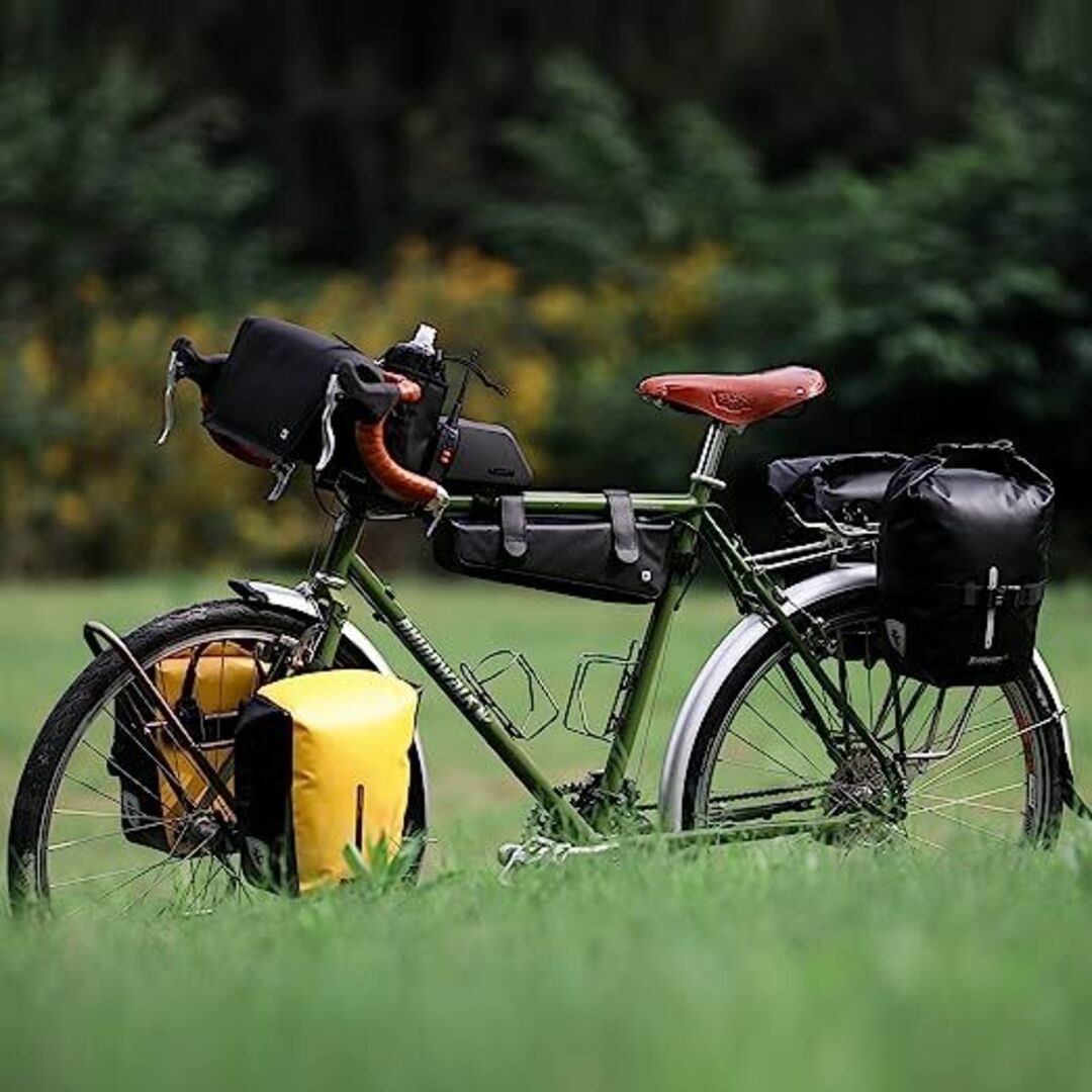 自転車 パニアバッグ 7L 防水 前後輪両用 折り畳み自転車