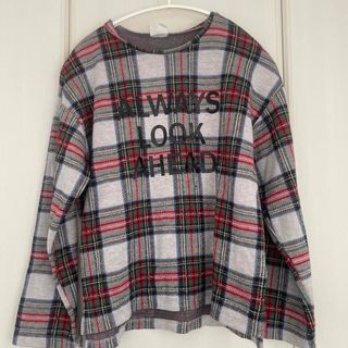 ザラキッズ(ZARA KIDS)のZara kids 140 チェック柄トップス(Tシャツ/カットソー)