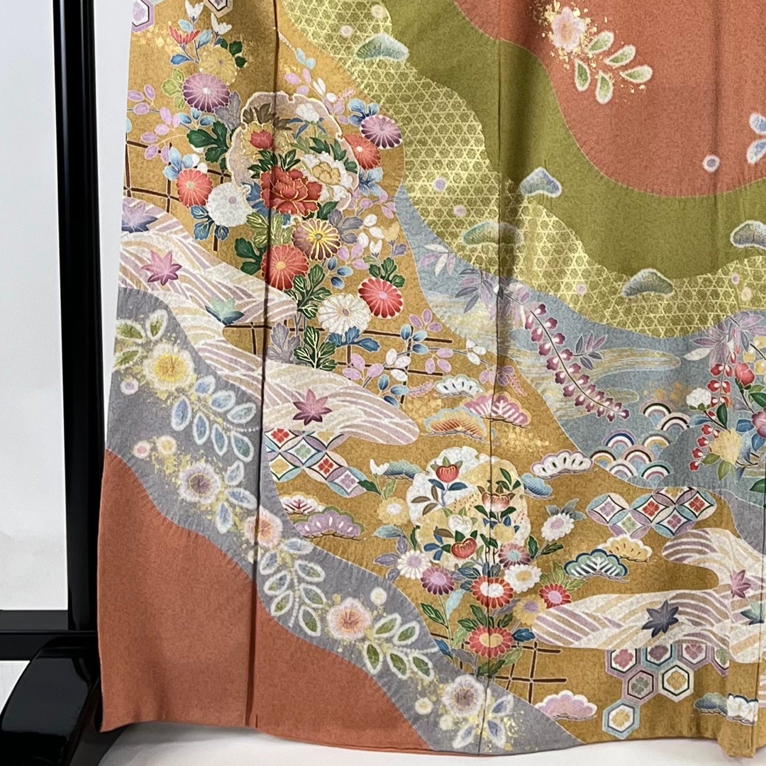 訪問着 身丈168cm 裄丈67cm 正絹 美品 名品