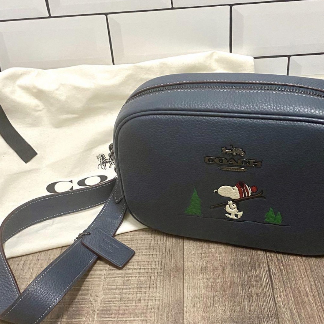 COACH×PEANUTS ショルダーバッグ　　コーチ　スヌーピー レディース