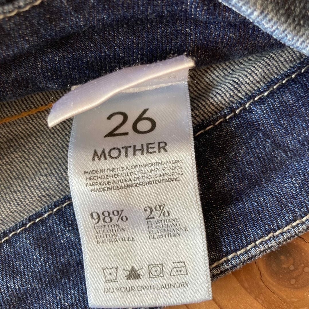 mother(マザー)のmotherマザージーンズ26 レディースのパンツ(デニム/ジーンズ)の商品写真