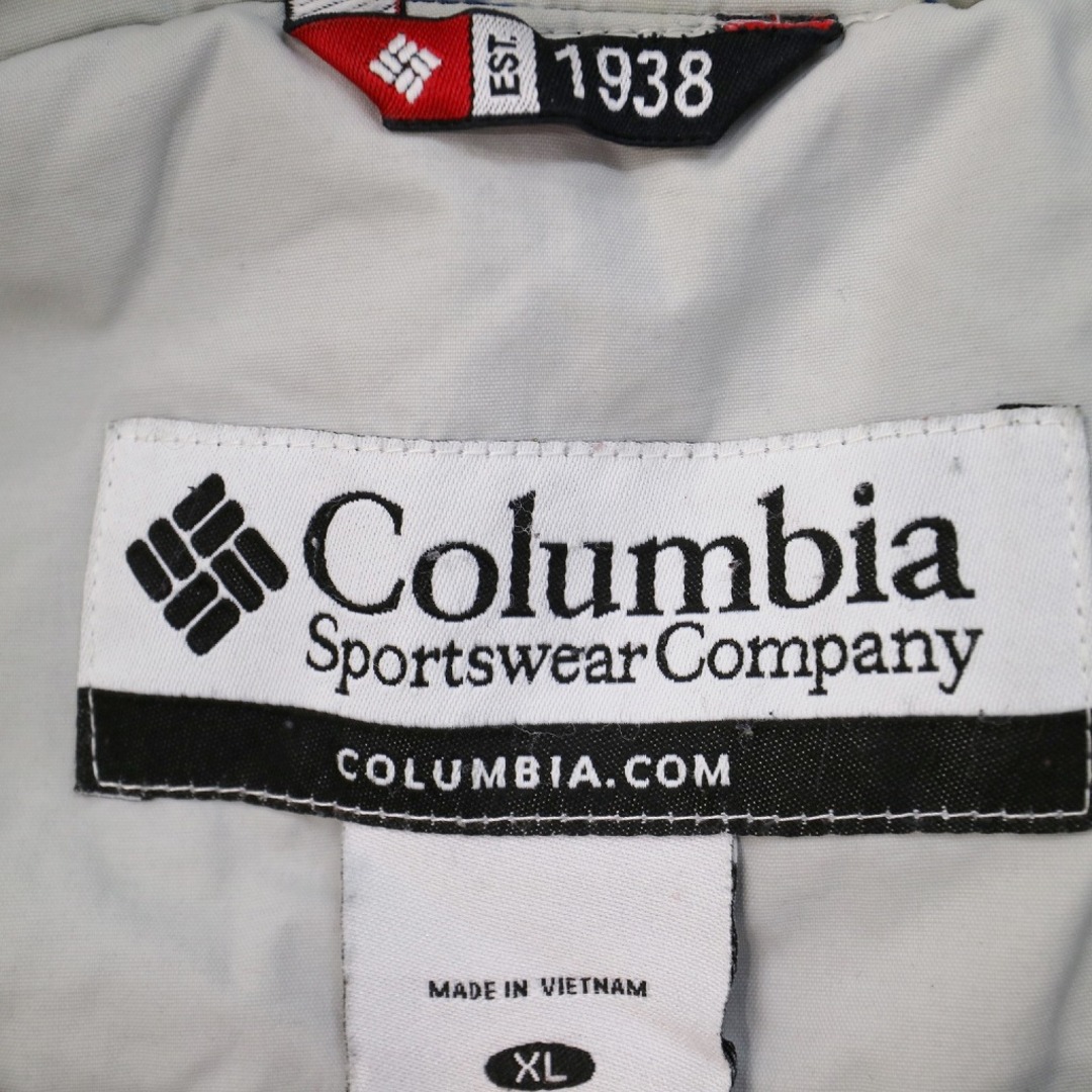 Columbia コロンビア 中綿 ナイロン ジャケット アウトドア キャンプ アウター 防寒 ブルー (メンズ XL)   O8545 8