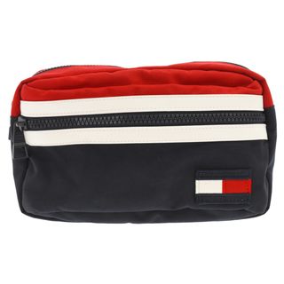 トミーヒルフィガー(TOMMY HILFIGER)のTOMMY HILFIGER トミーヒルフィガー ショルダーバッグ ウエストバッグ ネイビー/ホワイト/レッド ポーチ(ウエストポーチ)