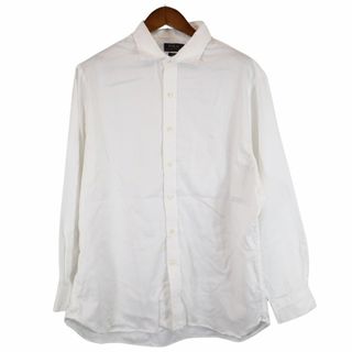 ポロラルフローレン(POLO RALPH LAUREN)のPolo by Ralph Lauren ポロバイラルフローレン SLIM FIT 長袖シャツ 大きいサイズ ホワイト (メンズ 18) 中古 古着 O8572(シャツ)