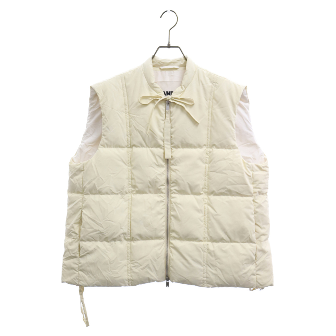 JIL SANDER ジルサンダー Sleeveless Down Padded Jacket JPPU440194 ノースリーブ ダウンベスト アイボリー パディッドジャケット