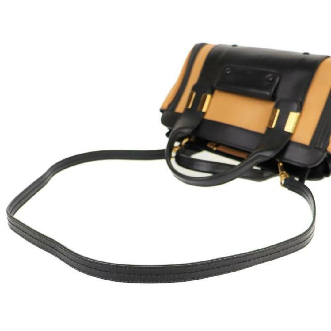 クロエ 2WAYバッグ リトルアリス ブラック ベージュ レザー CHLOE