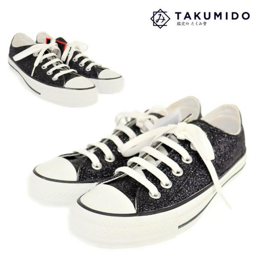 コンバース ローカットスニーカー オールスター グリッター 未使用 5SC378 23.5cm ブラック ラメ CONVERSE 【中古】 |  レディース 女性用 シューズ カジュアル 黒 白 スポーツ カジュアル ファッション ブランド 美品 プレゼント | フリマアプリ ラクマ