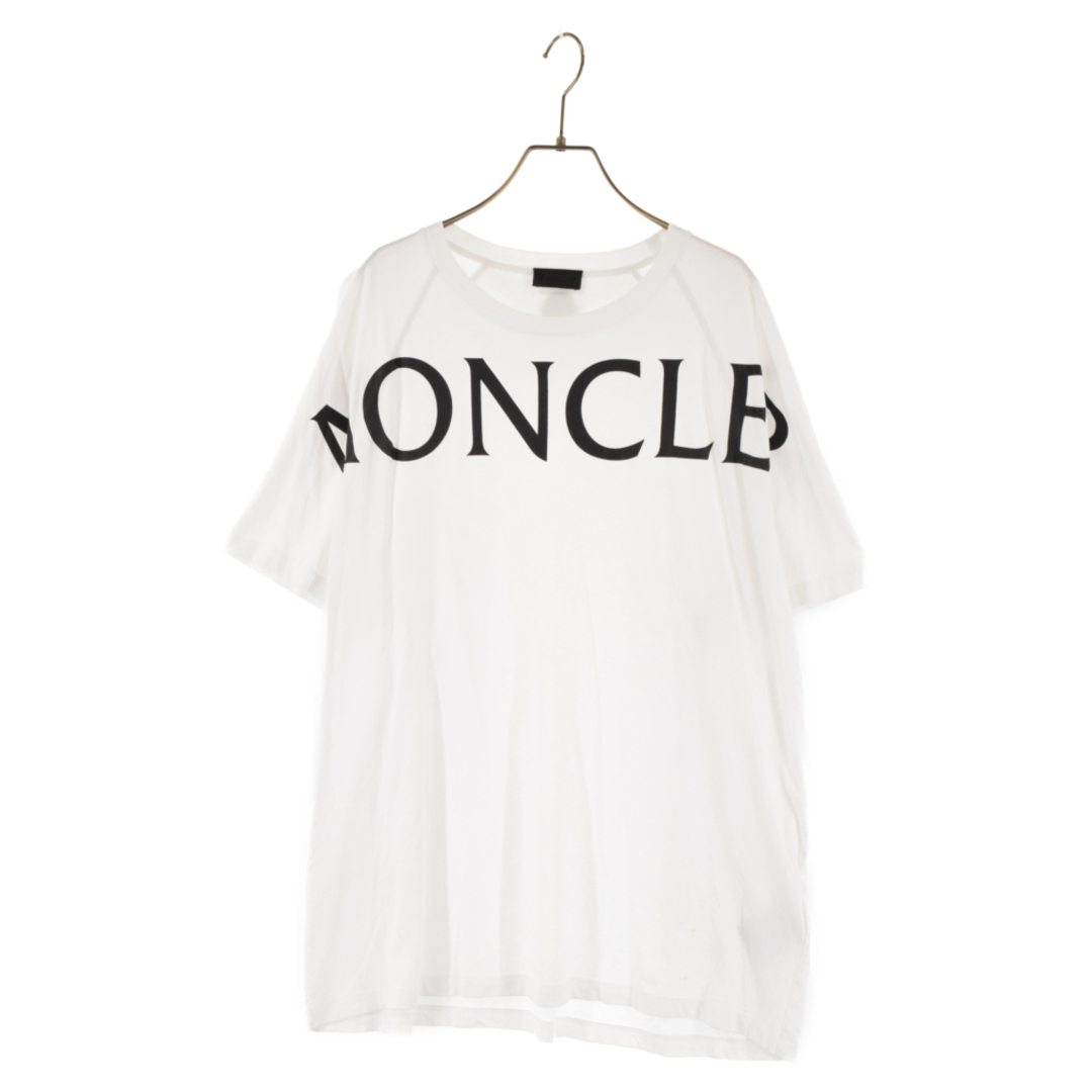 MONCLER モンクレール MAGLIA T-SHIRT G10918C7C510 ロゴプリント半袖Tシャツ ホワイト | フリマアプリ ラクマ