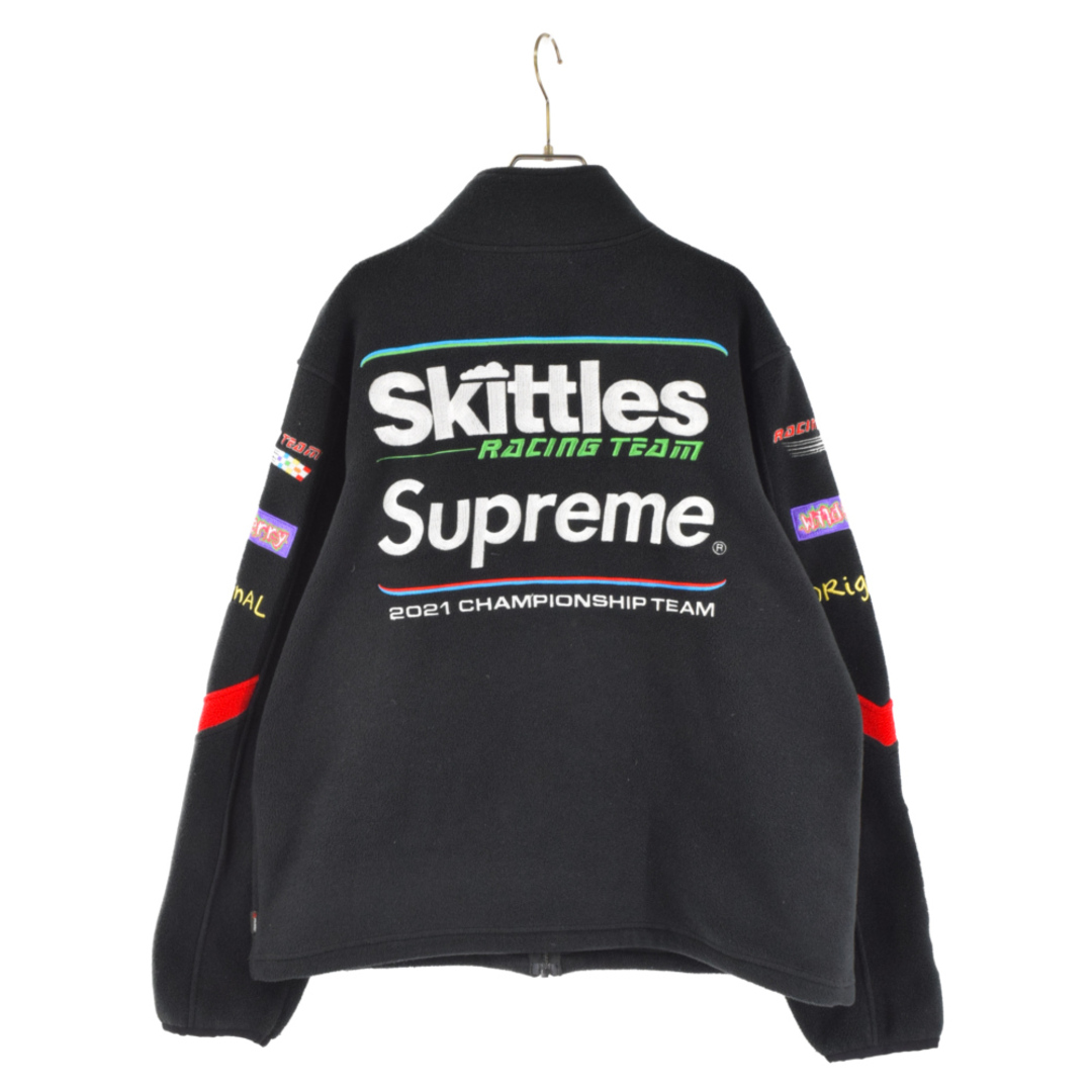 SUPREME シュプリーム 21AW Skittles Polartec Jacket スキットルズ ポーラーテックフリースジャケット ブラック598センチ肩幅