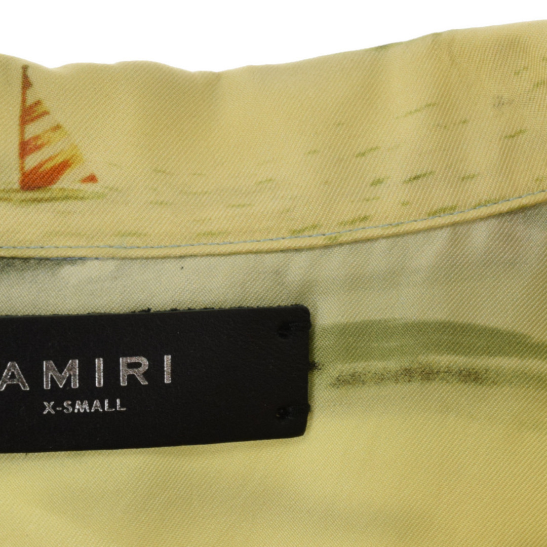 AMIRI アミリ パームツリーデザイン開襟半袖シャツ マルチ