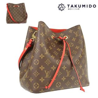 ルイヴィトン(LOUIS VUITTON)のルイヴィトン ショルダーバッグ ネオノエ M44021 未使用 モノグラム ライン コクリコ レッド レザー LOUIS VUITTON 【中古】 | バック 鞄 カバン ブランド ルイビトン LV ブランド ファッション レディース 美品(ショルダーバッグ)