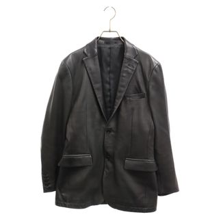 バーバリーブラックレーベル(BURBERRY BLACK LABEL)のBURBERRY BLACK LABEL バーバリー ブラックレーベル ラムレザーテーラードジャケット BME73-707-09 ブラック(テーラードジャケット)