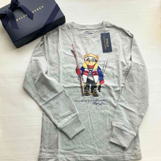 ラルフローレン(Ralph Lauren)の大人もOK　XL170-175ｃｍ　ラルフローレン　ポロベア　長袖　グレー(Tシャツ/カットソー(半袖/袖なし))