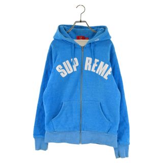 Supreme シュプリーム 裏サーマル アーチロゴ スウェットフーディ 紺M