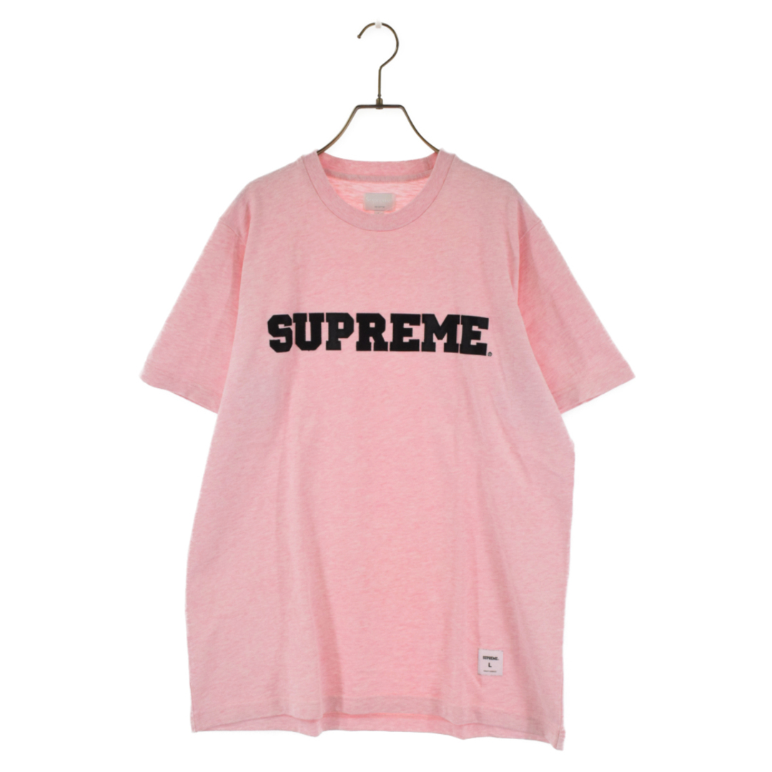 SUPREME シュプリーム 17SS Collegiate Logo Tee カレジエイト ロゴ Tシャツ 半袖カットソー ピンク