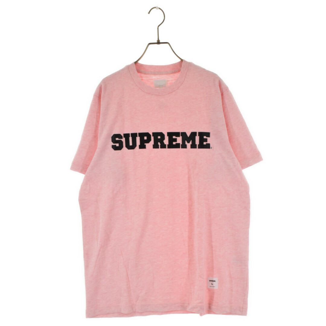 SUPREME シュプリーム 17SS Collegiate Logo Tee カレジエイト ロゴ Tシャツ 半袖カットソー ピンク