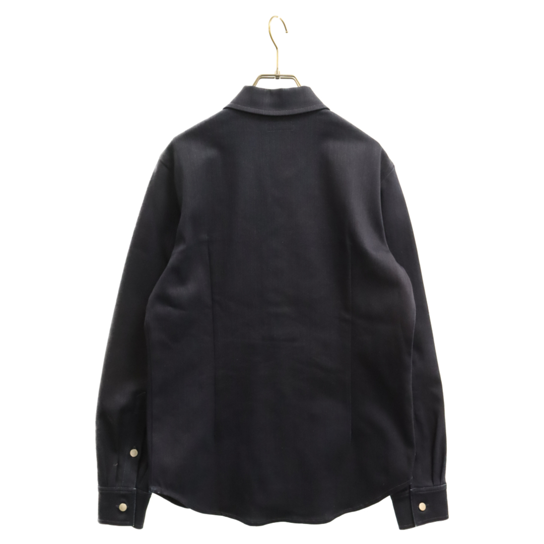 RAF SIMONS(ラフシモンズ)のRAF SIMONS ラフシモンズ 19ss Carry Over Denim Shirt キャリーオーバーロゴパッチデニムシャツジャケット インディゴブルー メンズのジャケット/アウター(フライトジャケット)の商品写真