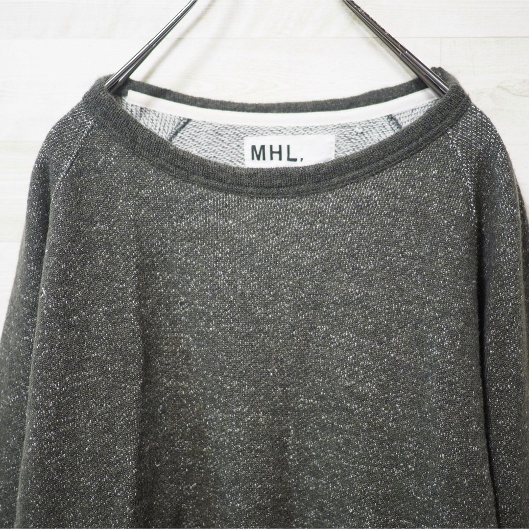MHL.(エムエイチエル)のMHL. 16AW Wool Cotton Jersey -Khaki/L メンズのトップス(ニット/セーター)の商品写真