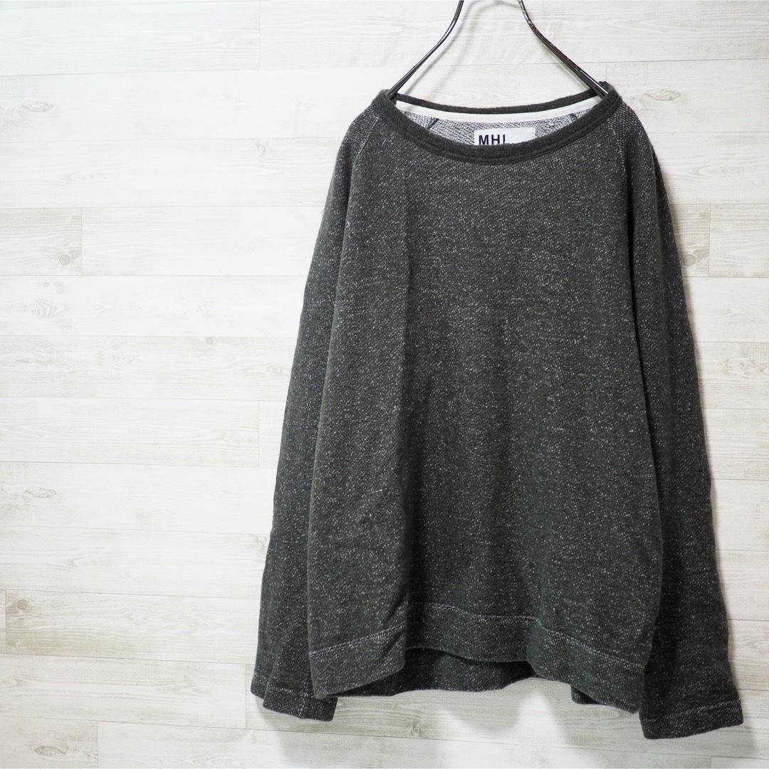 MHL.(エムエイチエル)のMHL. 16AW Wool Cotton Jersey -Khaki/L メンズのトップス(ニット/セーター)の商品写真