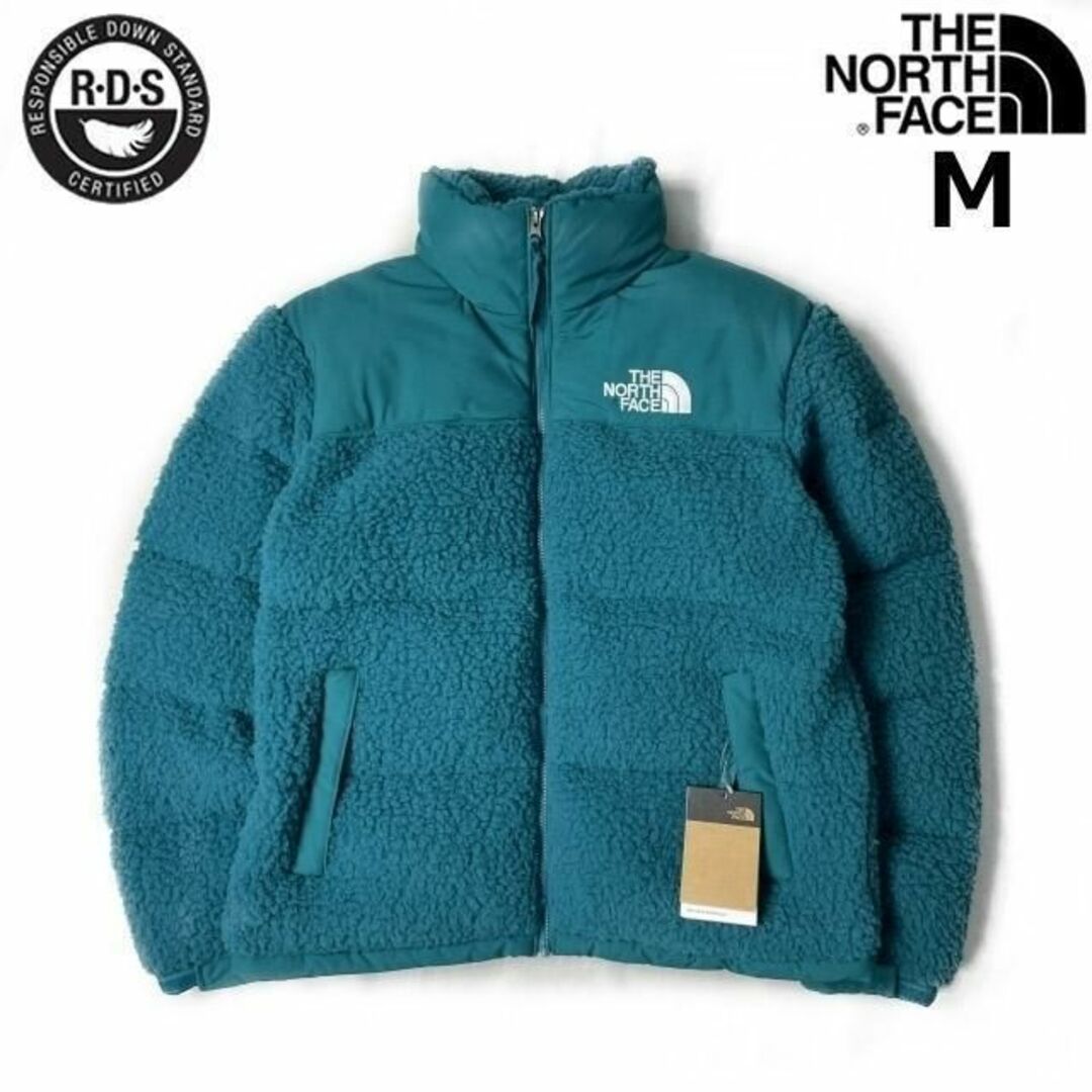 THE NORTH FACE　ダウンジャケット ヌプシ モコモコ　青　US限定