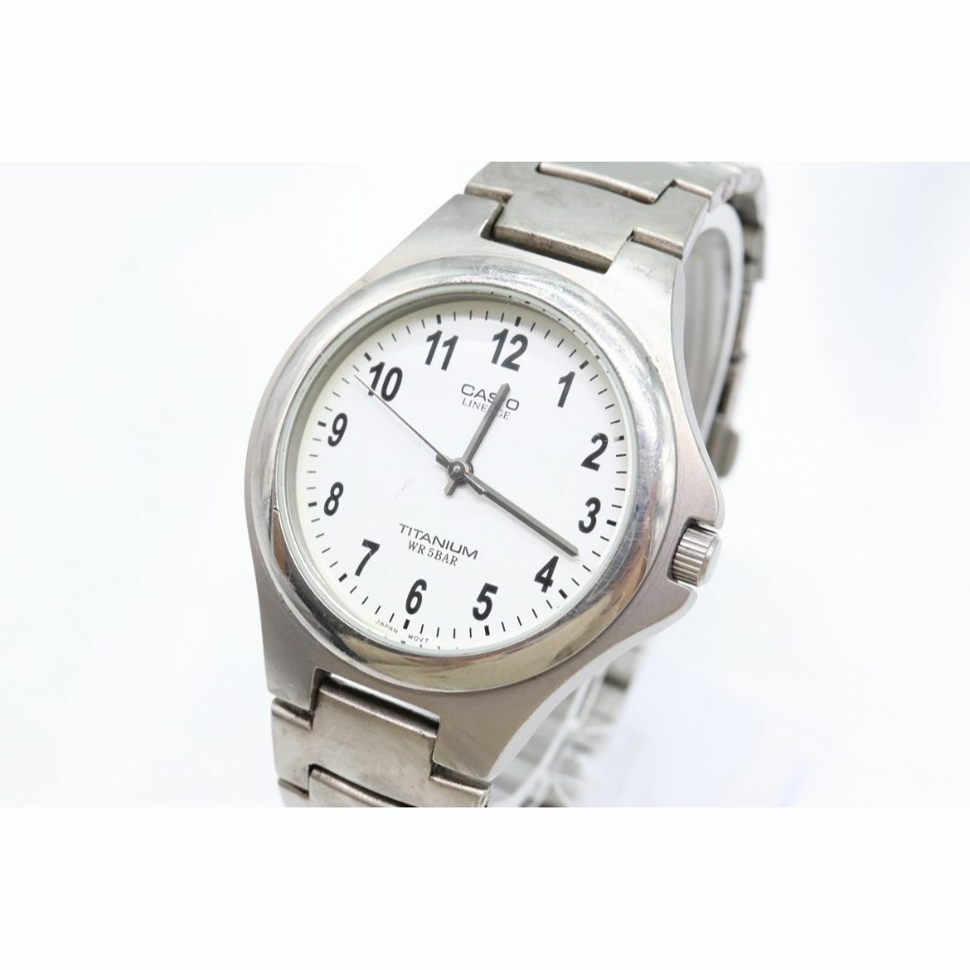 CASIO - 【W93-5】動作品 電池交換済 カシオ リニエージ チタニウム