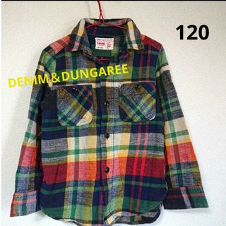 デニムダンガリー(DENIM DUNGAREE)の《DENIM＆DUNGAREE》チェックネルシャツ(ブラウス)