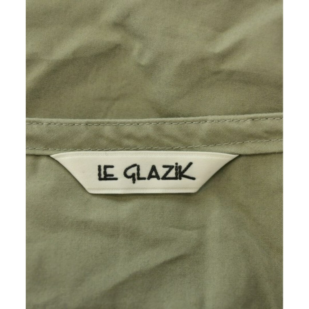 LE GLAZIK(ルグラジック)のLe glazik ルグラジック ワンピース 36(S位) カーキ 【古着】【中古】 レディースのワンピース(ひざ丈ワンピース)の商品写真