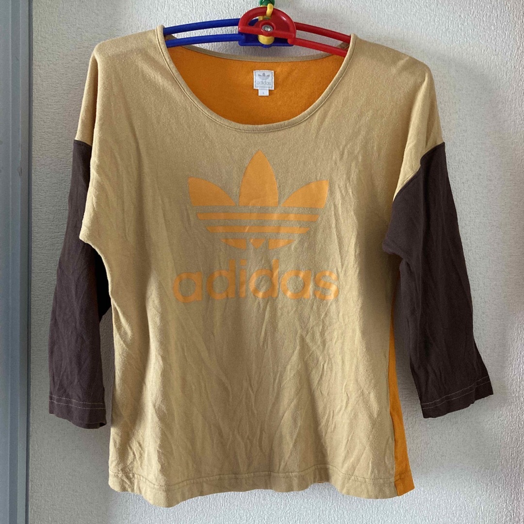 adidas(アディダス)のadidas 七分袖Tシャツ レディースのトップス(Tシャツ(長袖/七分))の商品写真