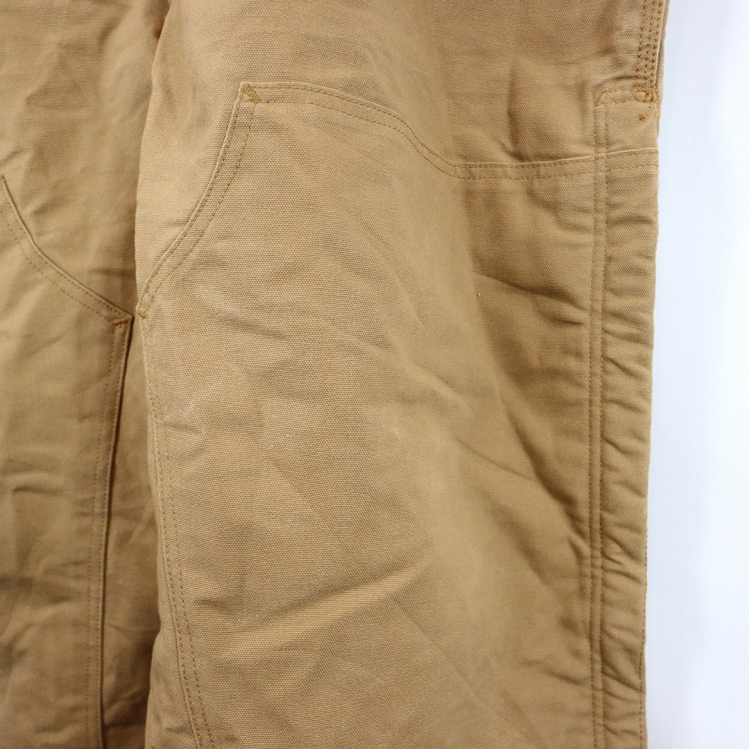 carhartt(カーハート)のCarhartt カーハート ダック地 オーバーオール 大きいサイズ ブラウン (メンズ 54/30) 中古 古着 O8859 メンズのパンツ(サロペット/オーバーオール)の商品写真