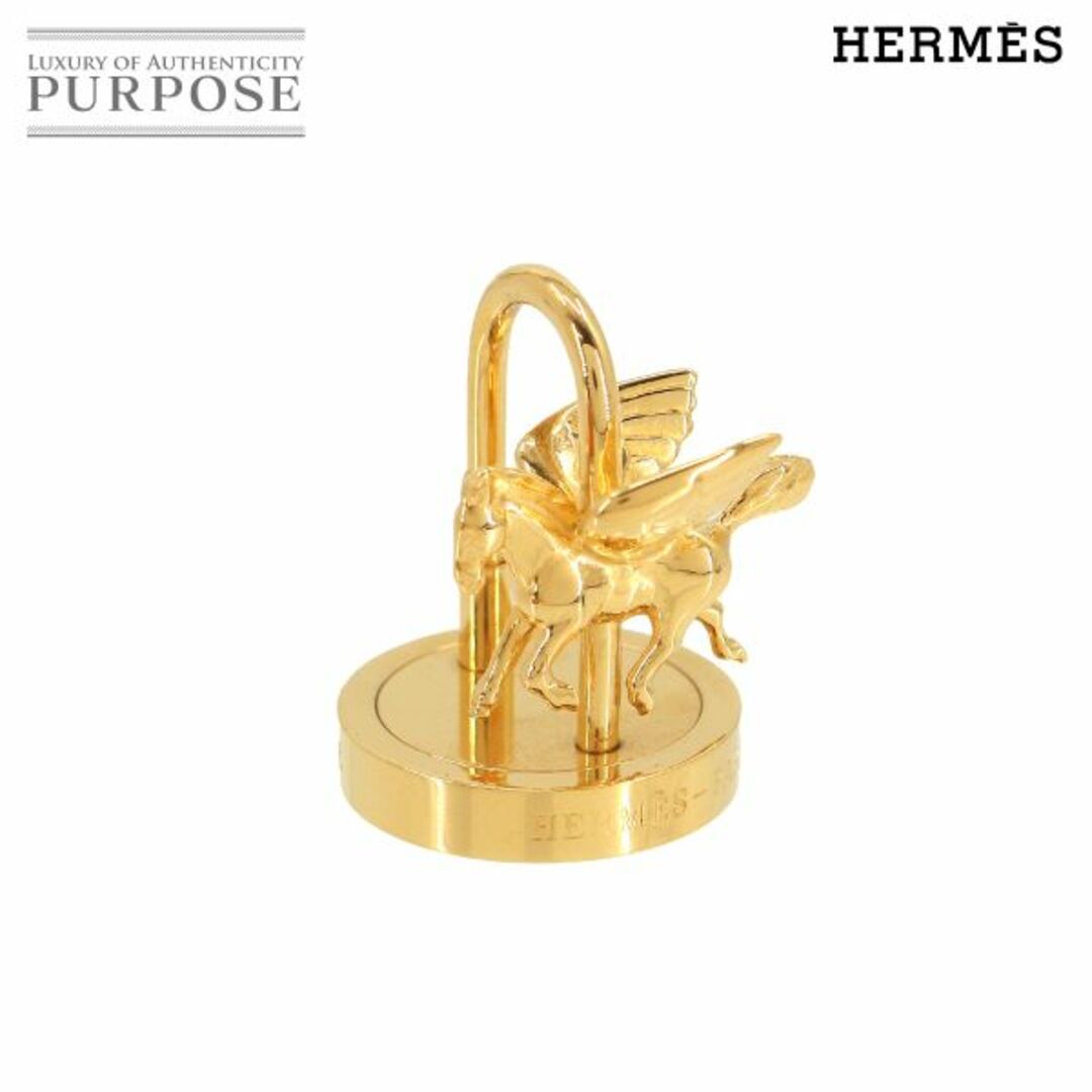 エルメス HERMES カデナ チャーム ANNEE DE LA DANSE アーネダンス 2007年 ペガサス ゴールド アクセサリー VLP 90192185