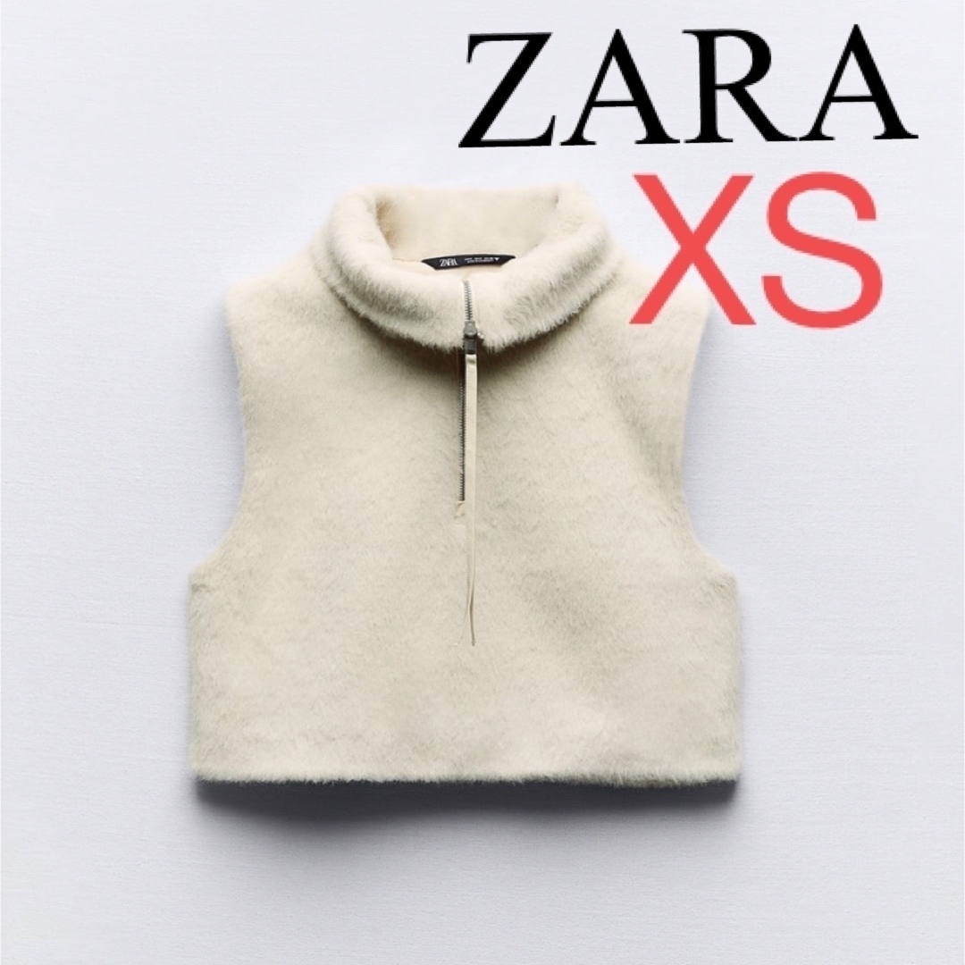 ZARA フェイクファーベスト　ハイネック IENA moussy heve