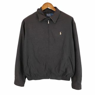 ポロラルフローレン(POLO RALPH LAUREN)のPolo by Ralph Lauren ポロバイラルフローレン ワンポイントロゴ スイングトップ ブラック (メンズ M) 中古 古着 O8890(その他)