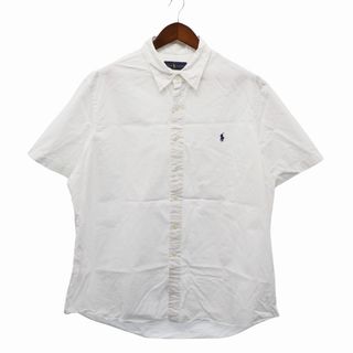 ポロラルフローレン(POLO RALPH LAUREN)のPolo by Ralph Lauren ポロバイラルフローレン 半袖シャツ アメカジ ホワイト (メンズ XXL) 中古 古着 O8928(シャツ)