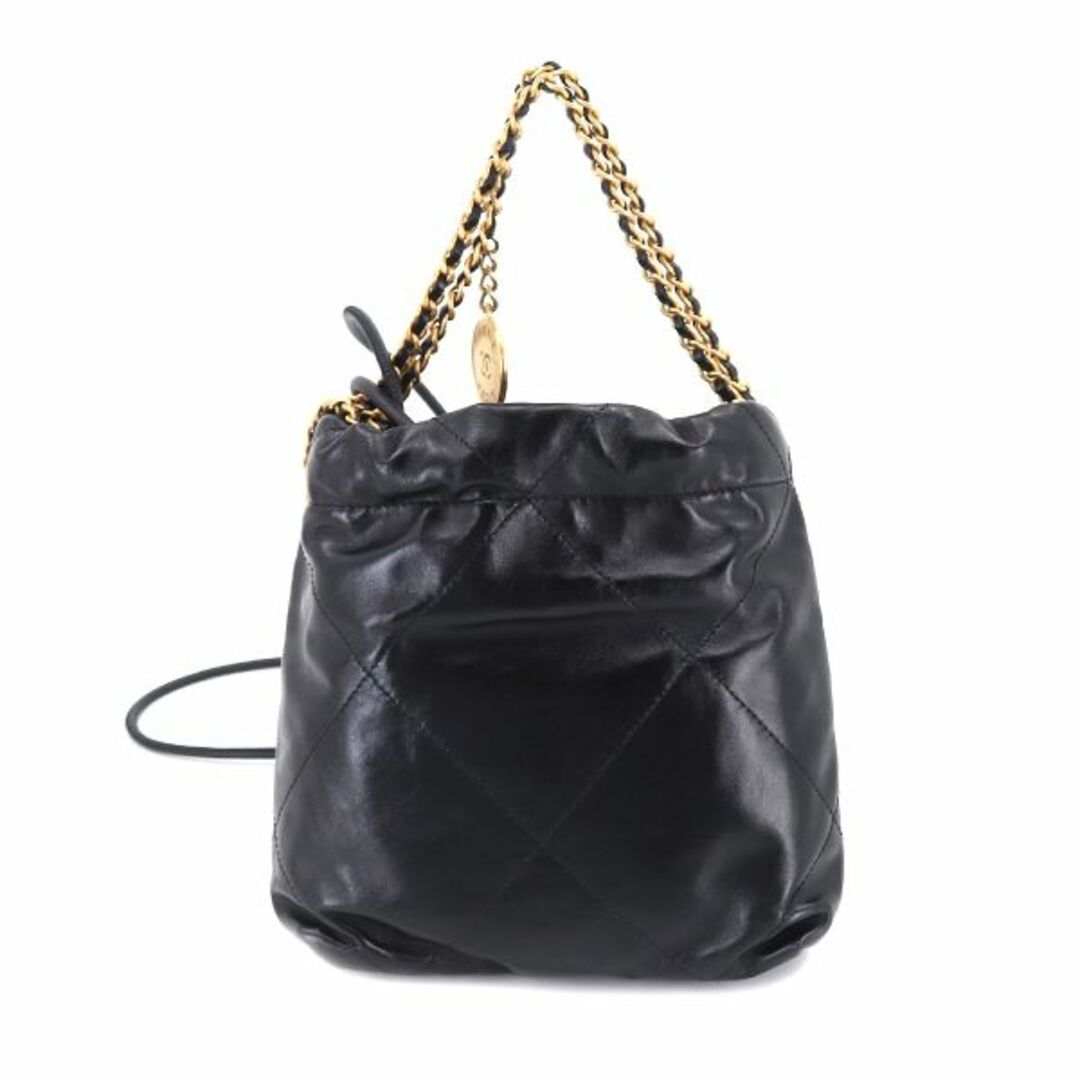 未使用 展示品 シャネル CHANEL 22 ミニ 2way チェーン ハンド ショルダー バッグ レザー ブラック AS3980 CHANEL 22 VLP 90199590 1