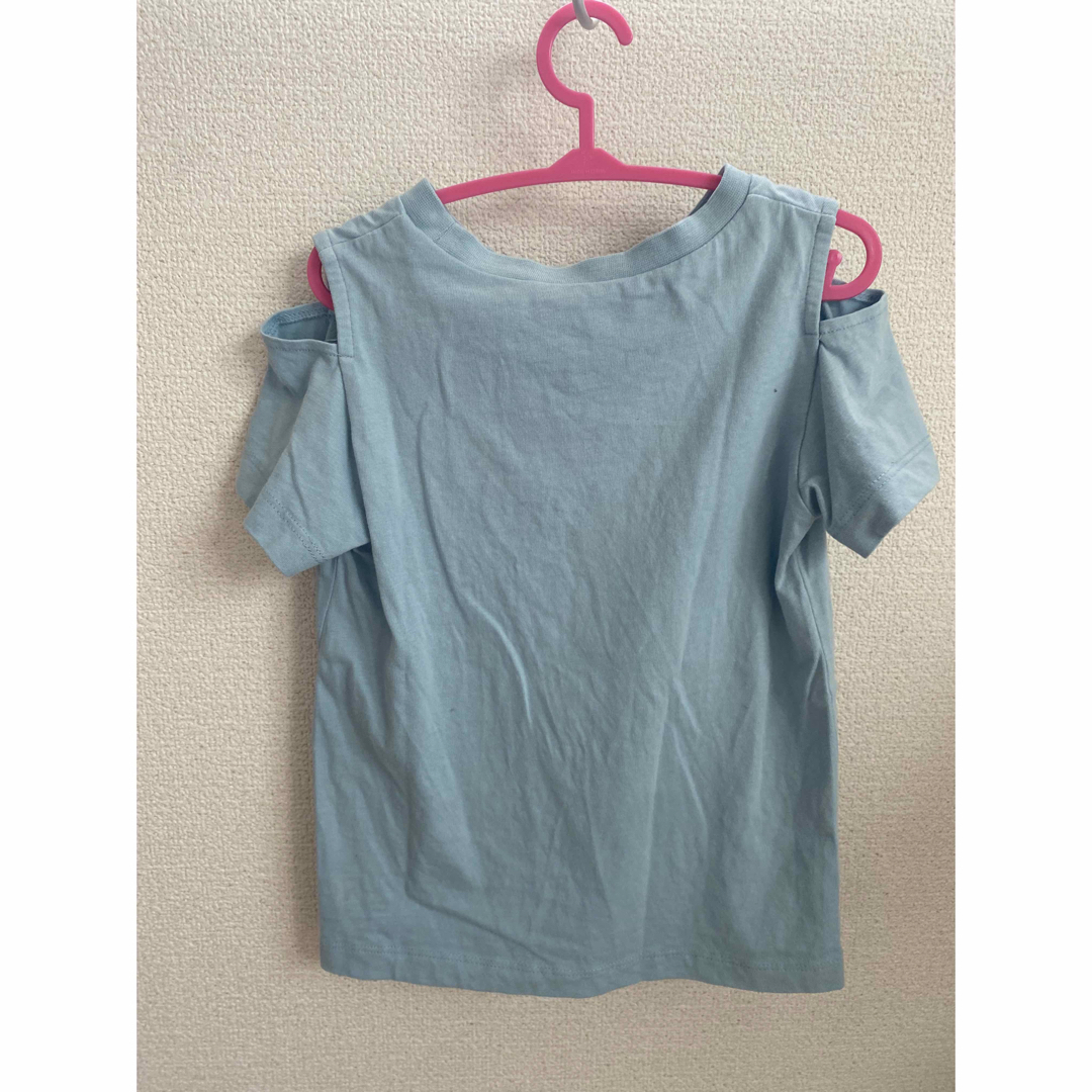 GU(ジーユー)のGU KIDS デザインTシャツ 120cm キッズ/ベビー/マタニティのキッズ服女の子用(90cm~)(Tシャツ/カットソー)の商品写真