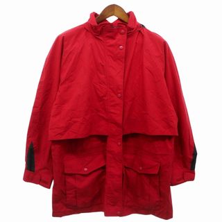 90年代 Eddie Bauer エディーバウアー ナイロンダウン ベスト
 防寒  防風  アメカジ レッド (レディース L)   O8289