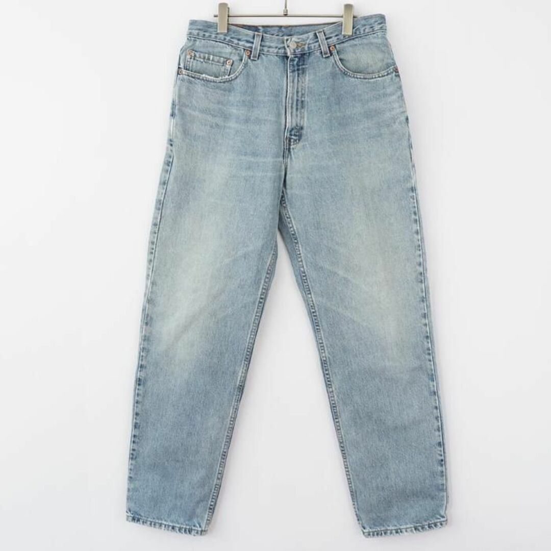 W35 Levi's リーバイス550 ブラックデニム バギーパンツ ワイド 黒