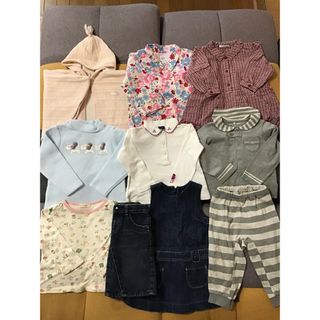 ベビーギャップ(babyGAP)のセリーヌbabyGAPKPポンポネットなど☆9095センチ☆セット　まとめ売り(ワンピース)