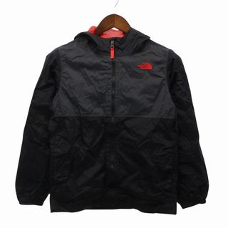 ザノースフェイス(THE NORTH FACE)のSALE///// THE NORTH FACE ノースフェイス HYVENT ワンポイントロゴ ジャケット アウトドア ブラック (ボーイズ L) O8961(ジャケット/上着)